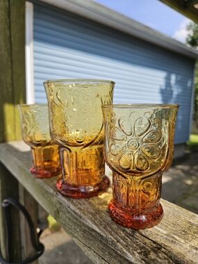 Libbey Country Garden Tumbler Trio